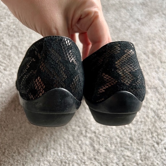 Dansko Women's Size 37 Olivia Leather Slip On Flats Snake Print Bronze/Black - Picture 5 of 5